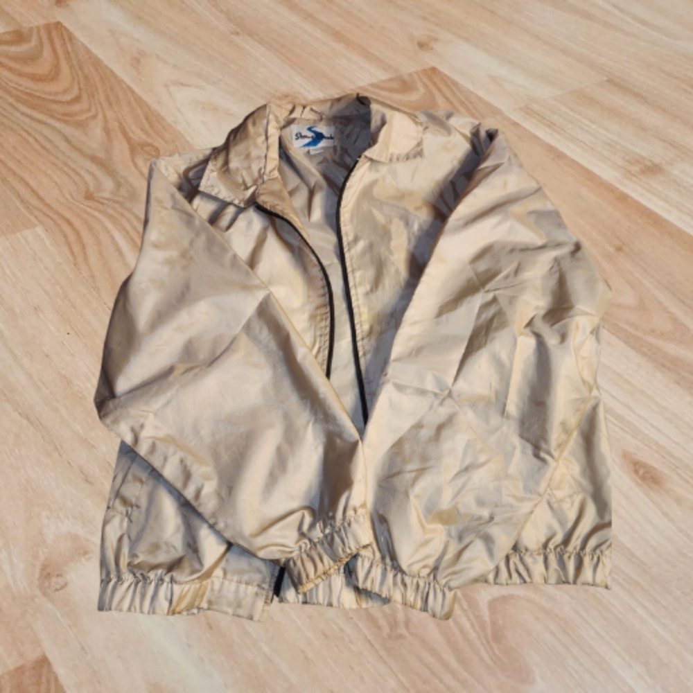 Tan bomber jacket